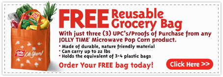 Free reusable grocery bag